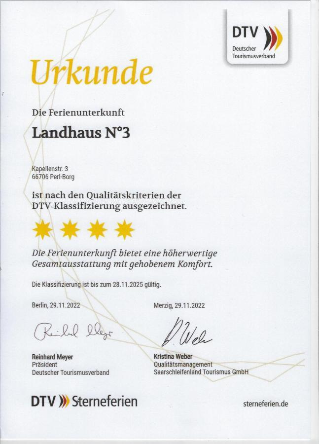 Landhaus N°3 Perl Eksteriør billede